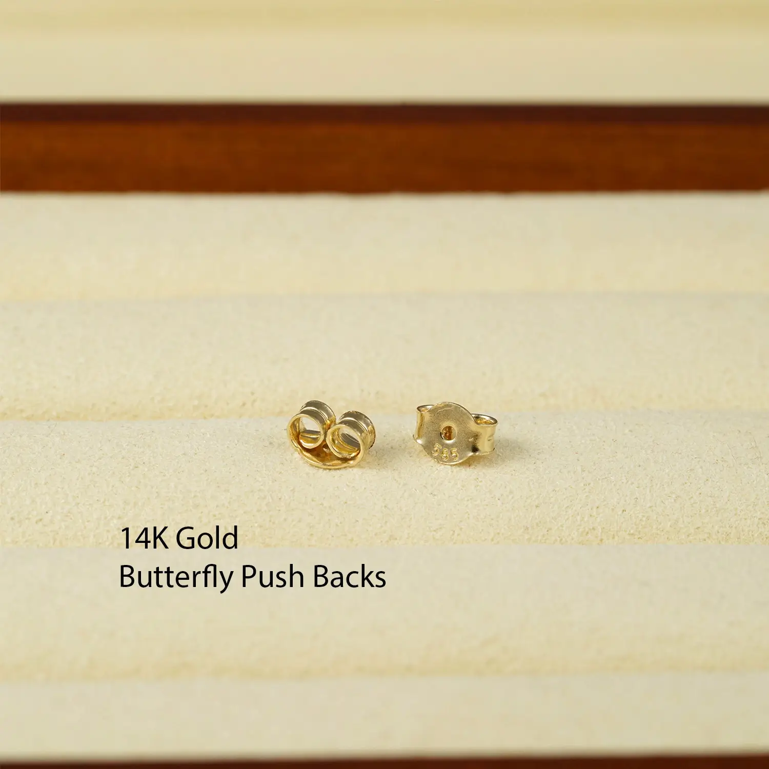 Amethyst Clover Earrings 5x5mm 14K Gold 4