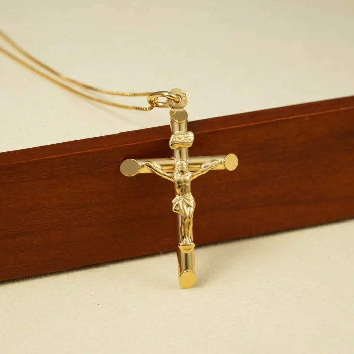 Crucifix Necklace 30 and 40mm 10K Gold