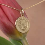 First Holy Communion Medallion 15mm 10K Gold