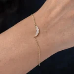 Angel Wings Bracelet 13x6mm 10K Gold