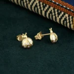 Diamond Ladybug Earrings 10mm