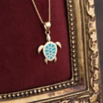 Turtle Necklace 15x14mm 10K Gold