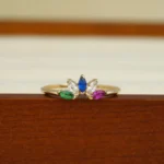 Tiara Ring 12x6mm 10K Gold