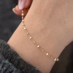 Beaded Bracelet 10K Gold