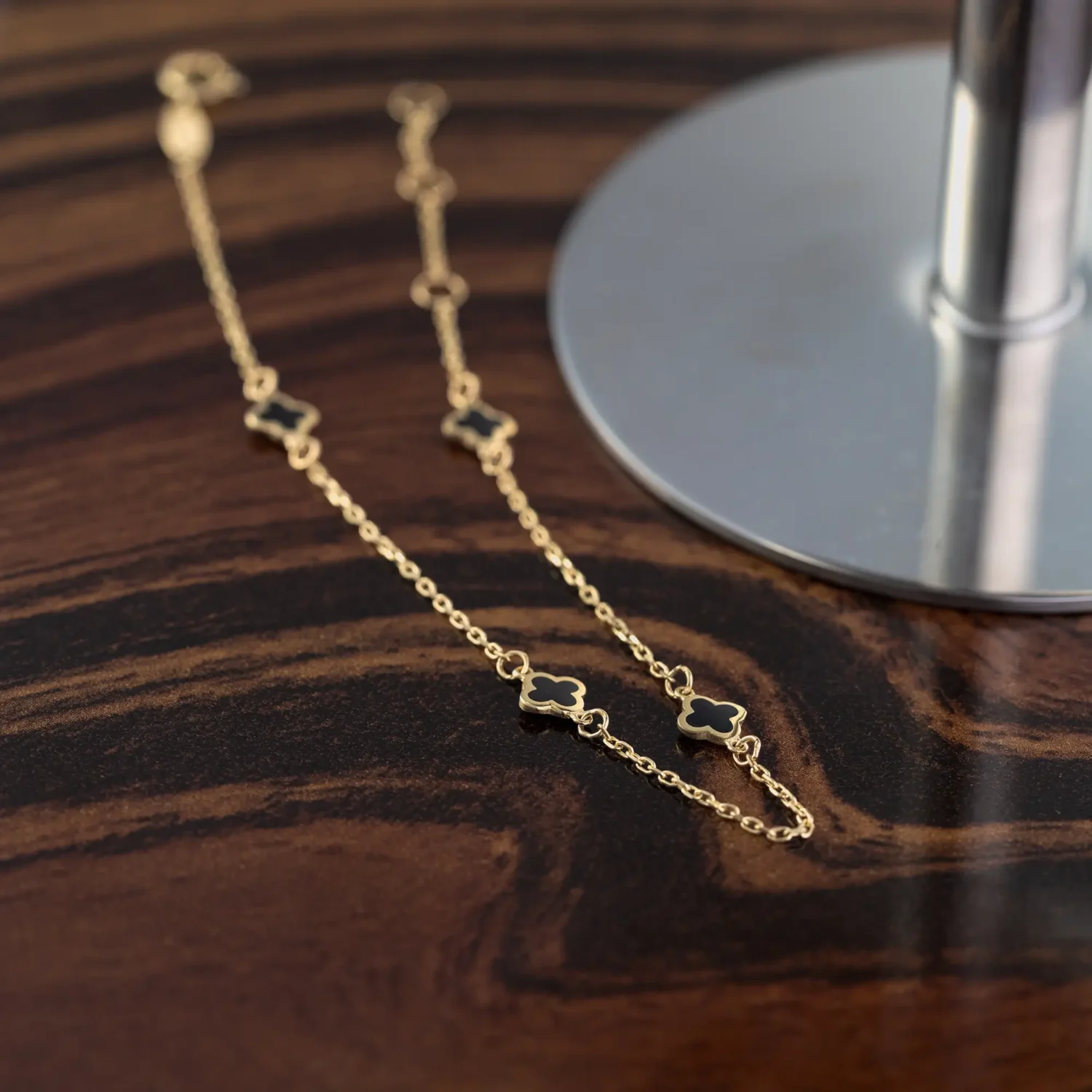 Black Clover Bracelet 14K Gold - Image 2