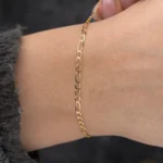Figaro Bracelet 10K Gold