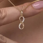 Infinity Necklace 10K Gold