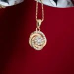 Rose Necklace 10K Gold