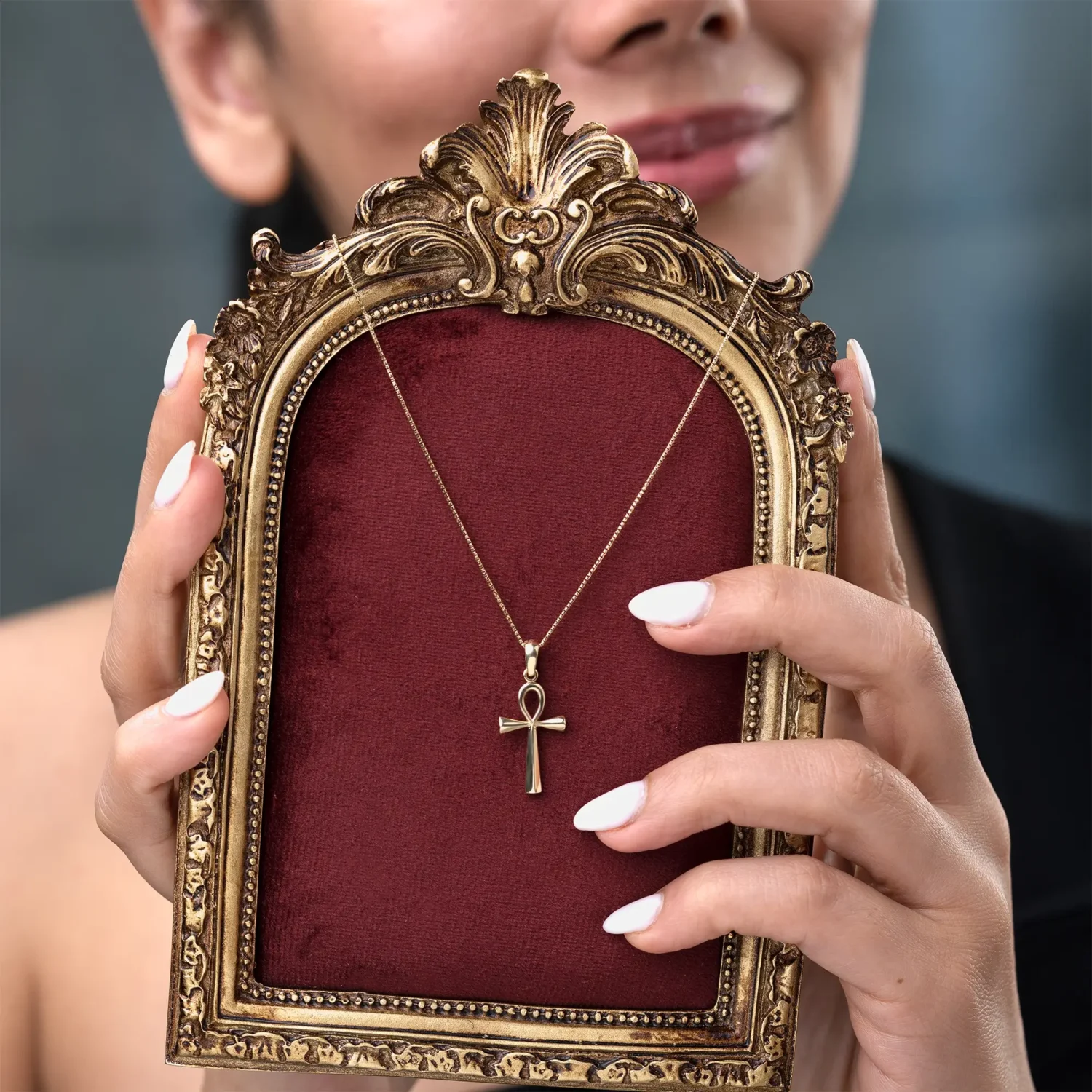 Ankh Necklace 21mm 10K Gold - Image 3