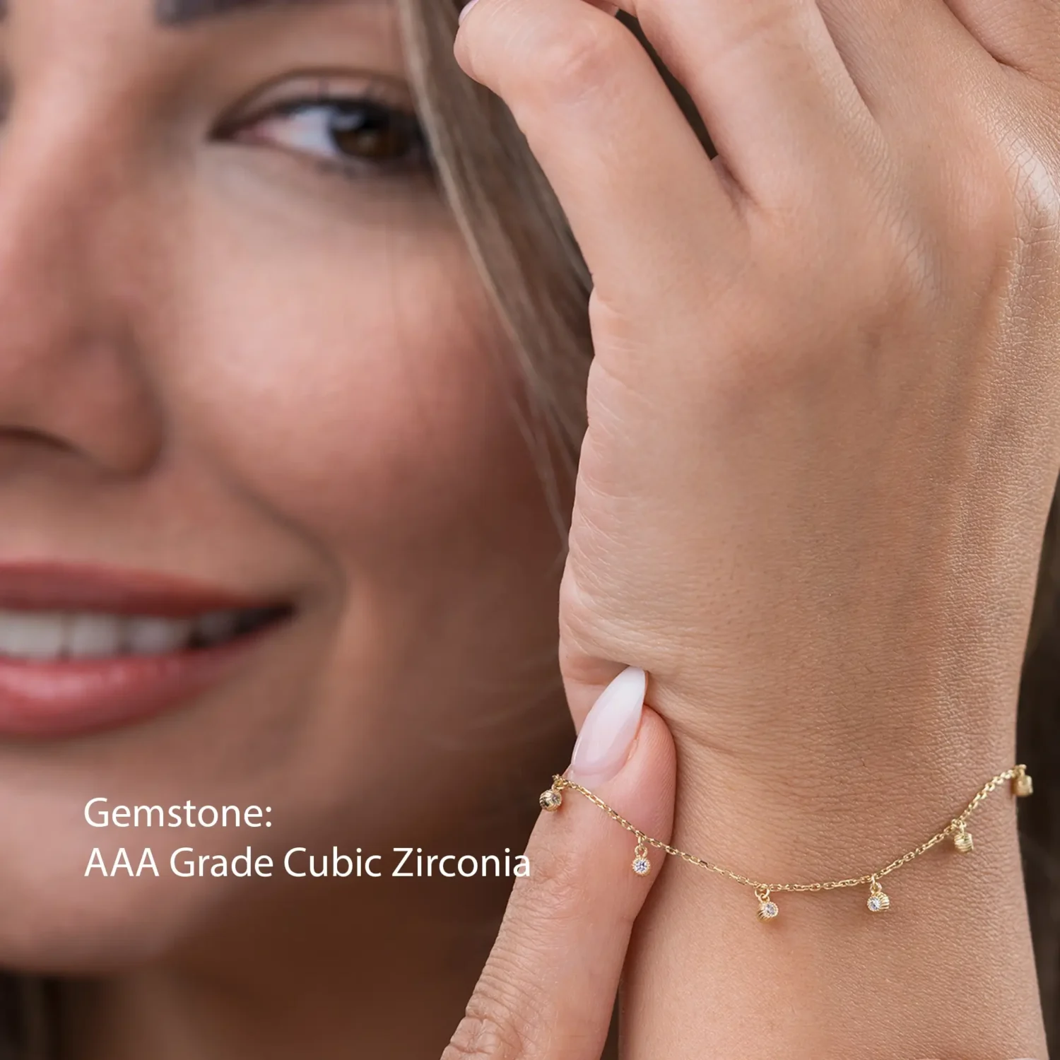 Dangling Bracelet 10K Gold - Image 5