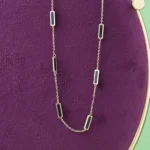 Black Onyx Necklace 9mm 10K Gold